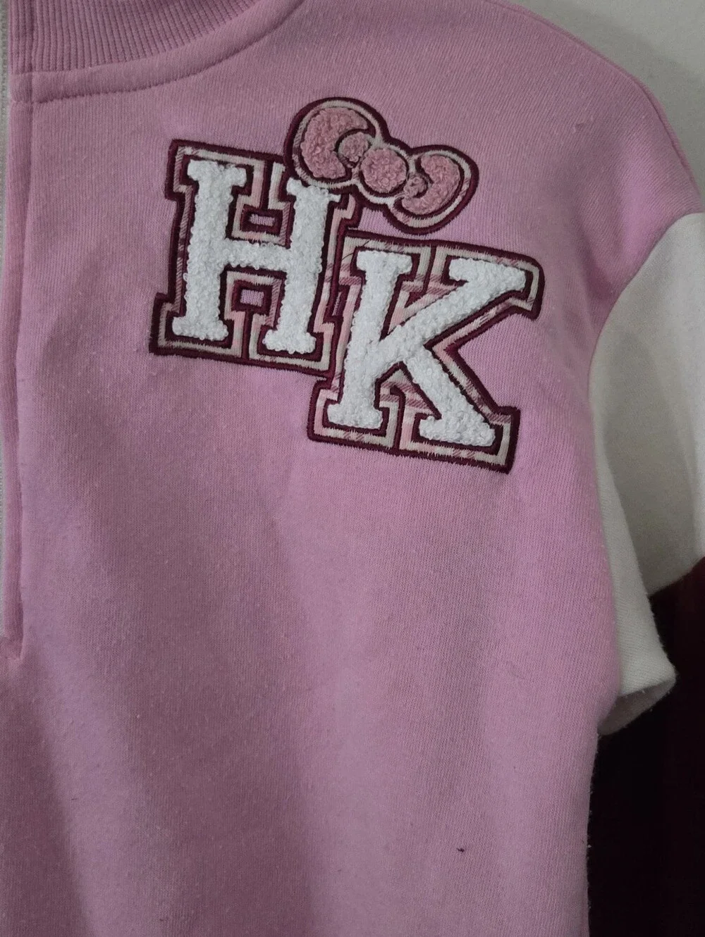 Girls Hello Kitty and Friends Sanrio Quarter Zip Pullover Sweatshirt L (10/12)